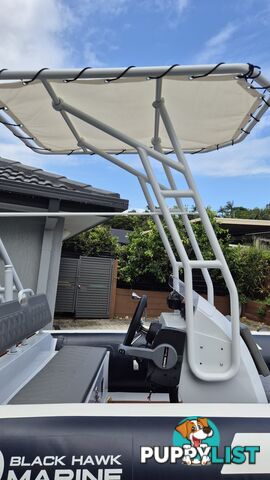 4.8m Inflatable rib with console and Yamaha 60hp motor