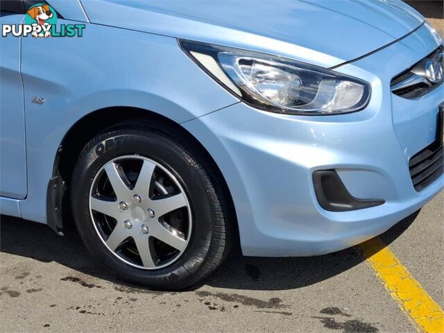 2012 HYUNDAI ACCENT ACTIVE RB 4D SEDAN