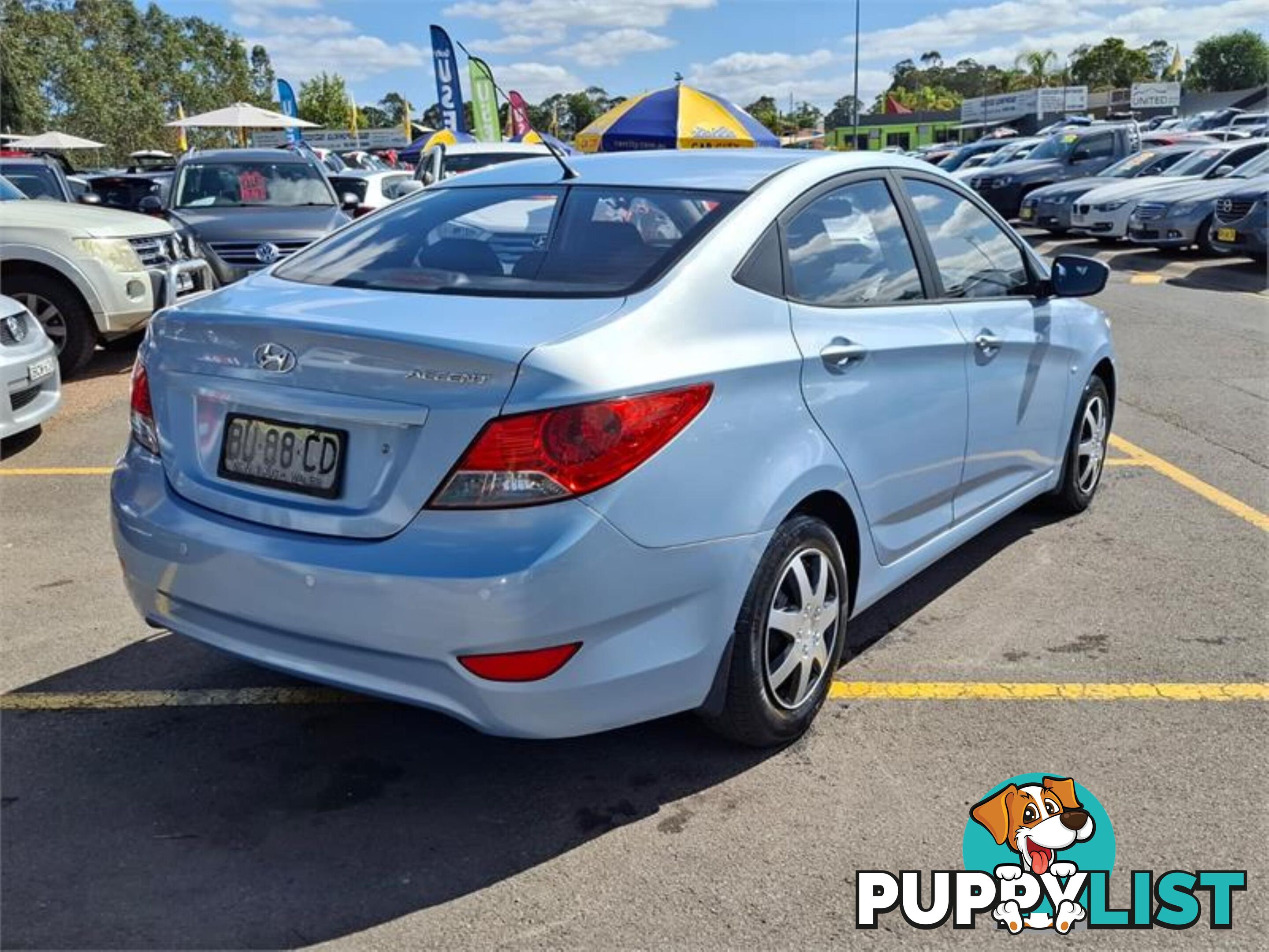 2012 HYUNDAI ACCENT ACTIVE RB 4D SEDAN