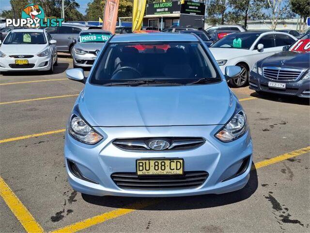 2012 HYUNDAI ACCENT ACTIVE RB 4D SEDAN