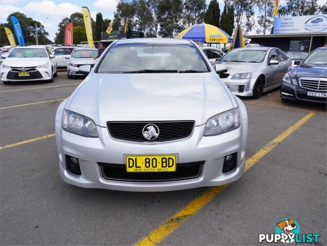 2011 HOLDEN COMMODORE SV6 VEIIMY12 4D SEDAN