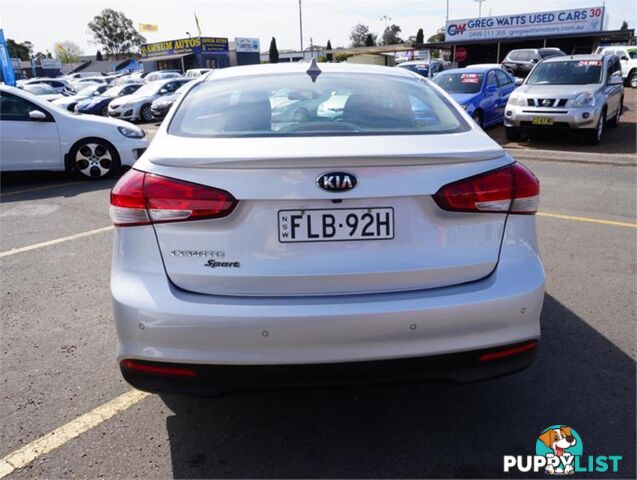 2017 KIA CERATO SPORT YDMY17 4D SEDAN