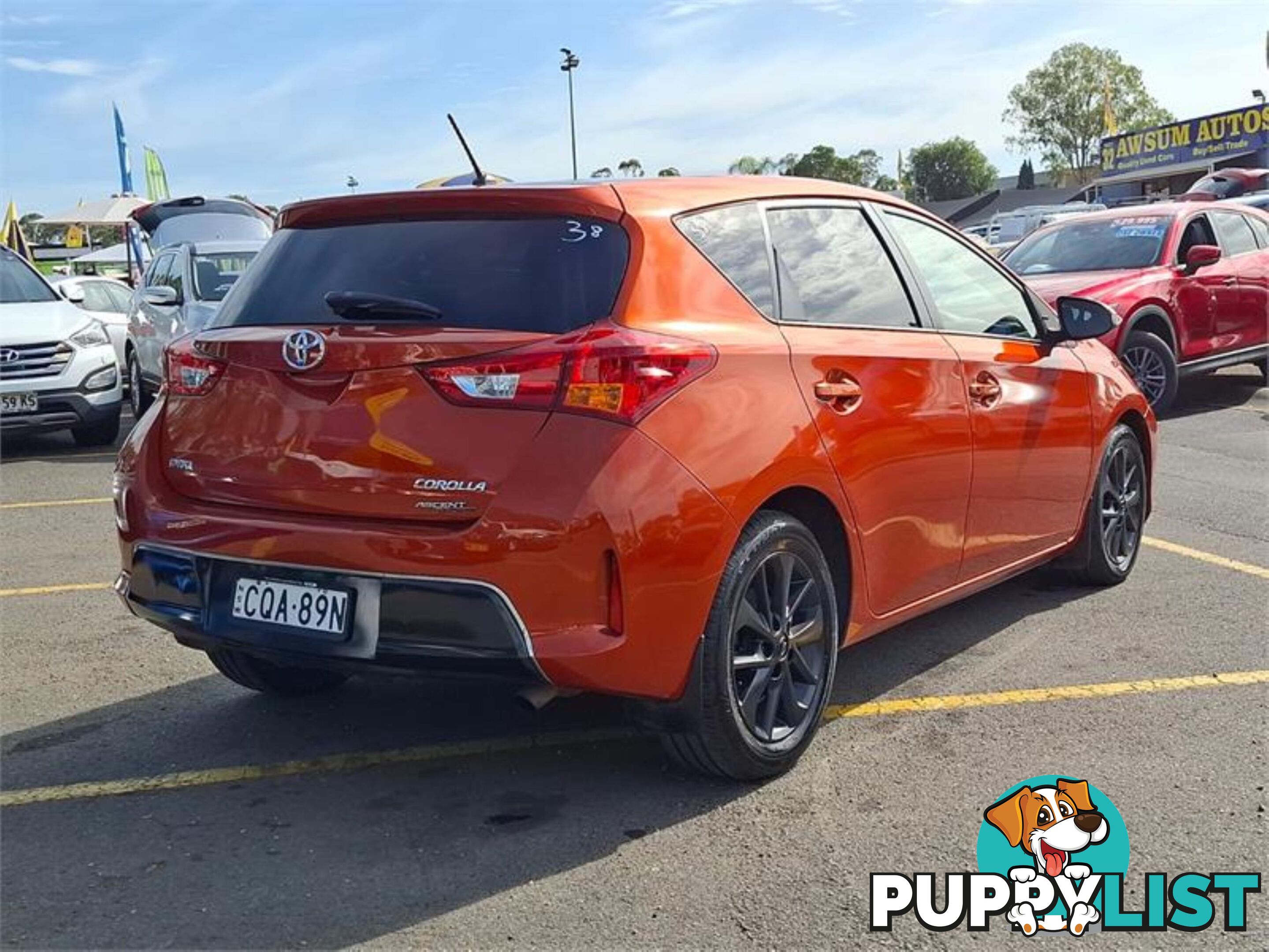 2013 TOYOTA COROLLA ASCENTSPORT ZRE182R 5D HATCHBACK