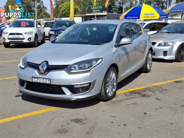 2015 RENAULT MEGANE GT LINE B95MY14 5D HATCHBACK