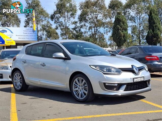 2015 RENAULT MEGANE GT LINE B95MY14 5D HATCHBACK