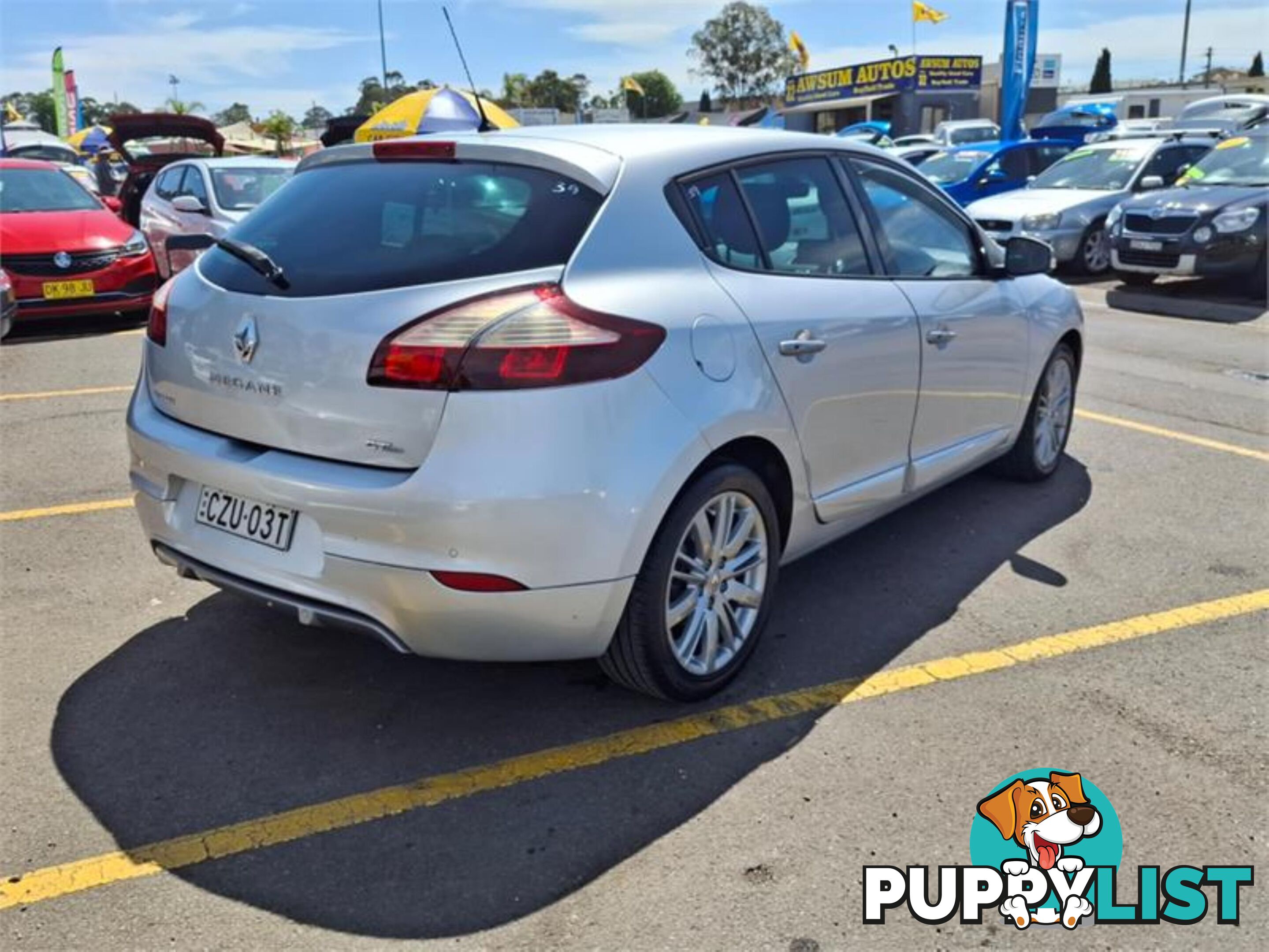 2015 RENAULT MEGANE GT LINE B95MY14 5D HATCHBACK