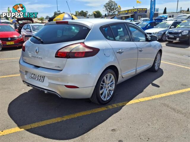 2015 RENAULT MEGANE GT LINE B95MY14 5D HATCHBACK