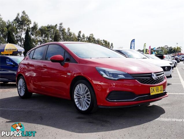 2017 HOLDEN ASTRA R BKMY17,5 5D HATCHBACK