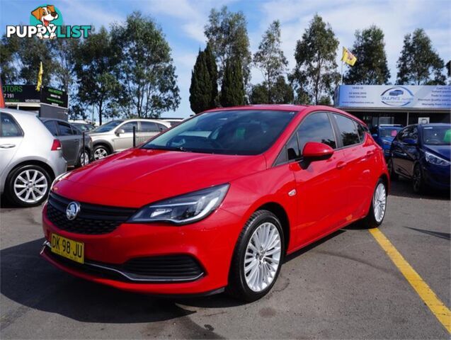 2017 HOLDEN ASTRA R BKMY17,5 5D HATCHBACK