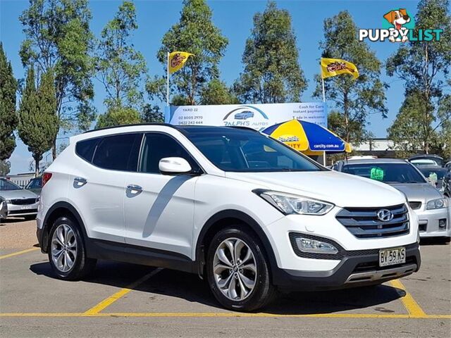 2013 HYUNDAI SANTAFE HIGHLANDERCRDI(4X4) DM 4D WAGON