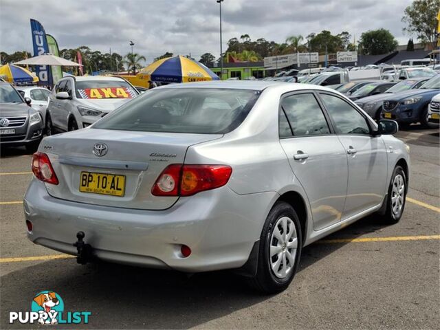 2008 TOYOTA COROLLA ASCENT ZRE152R 4D SEDAN