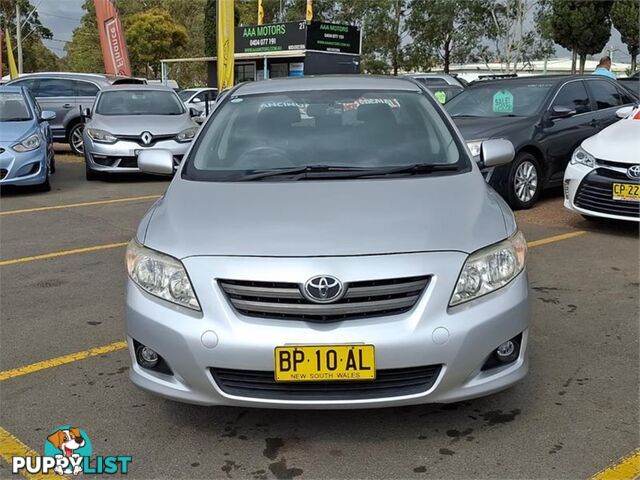 2008 TOYOTA COROLLA ASCENT ZRE152R 4D SEDAN