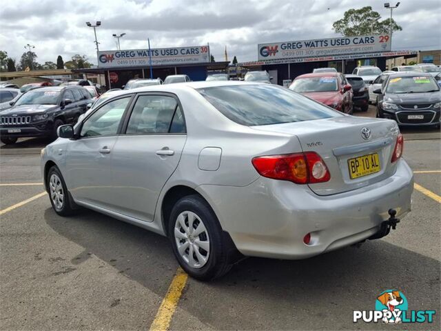 2008 TOYOTA COROLLA ASCENT ZRE152R 4D SEDAN