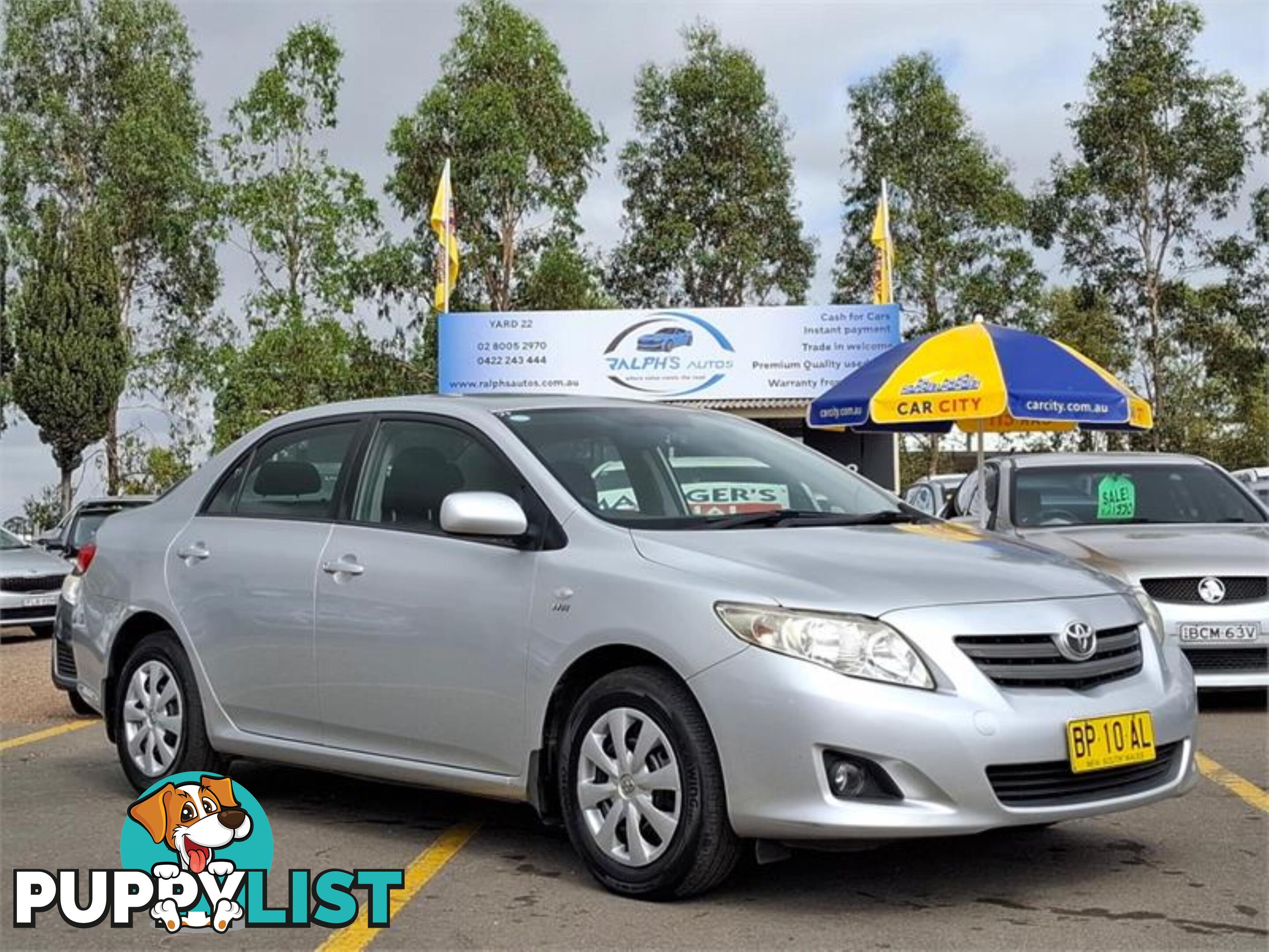 2008 TOYOTA COROLLA ASCENT ZRE152R 4D SEDAN