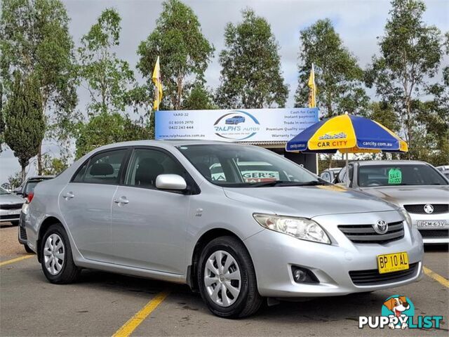 2008 TOYOTA COROLLA ASCENT ZRE152R 4D SEDAN