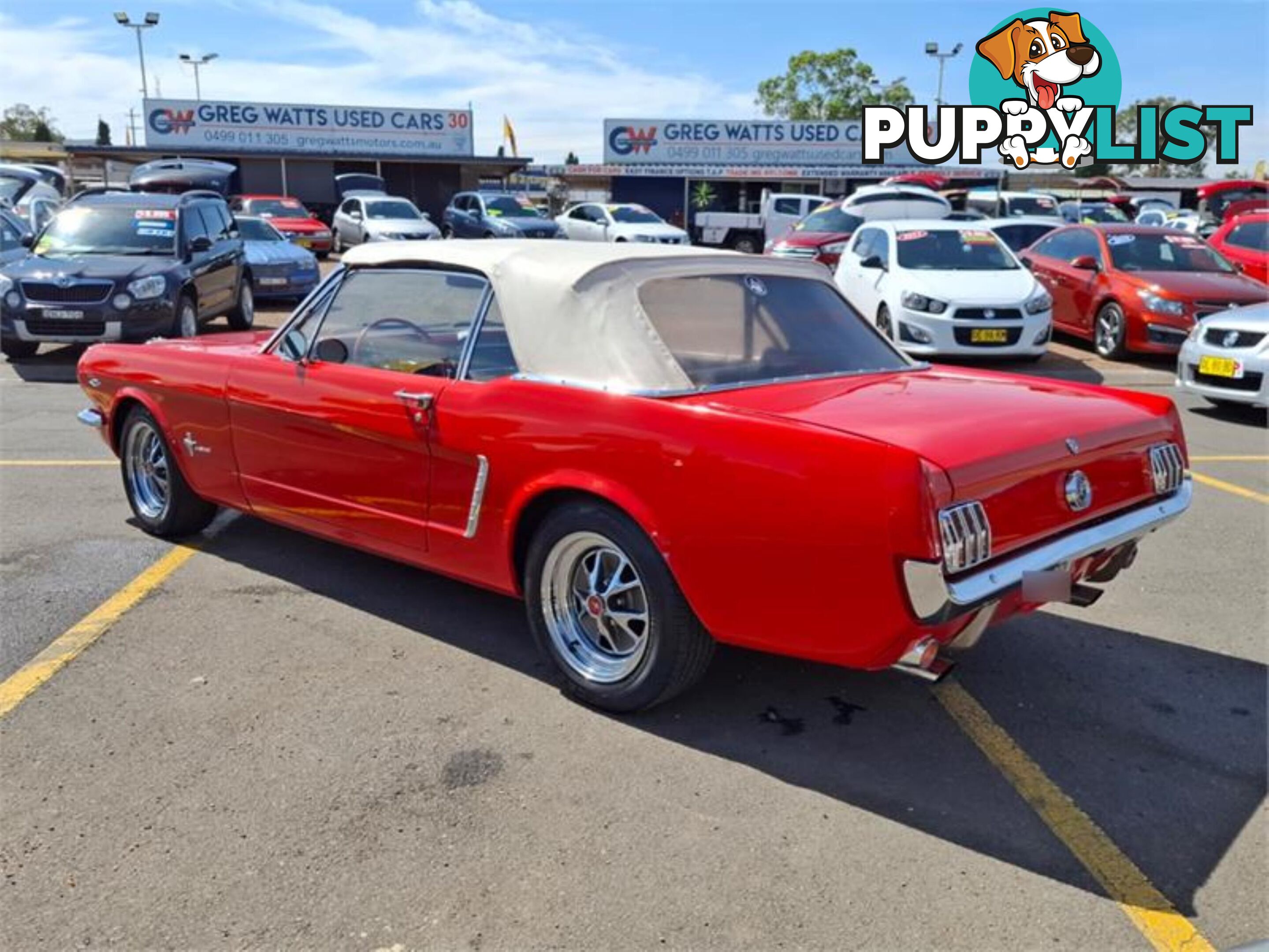 1965 FORD MUSTANG   CONVERTIBLE