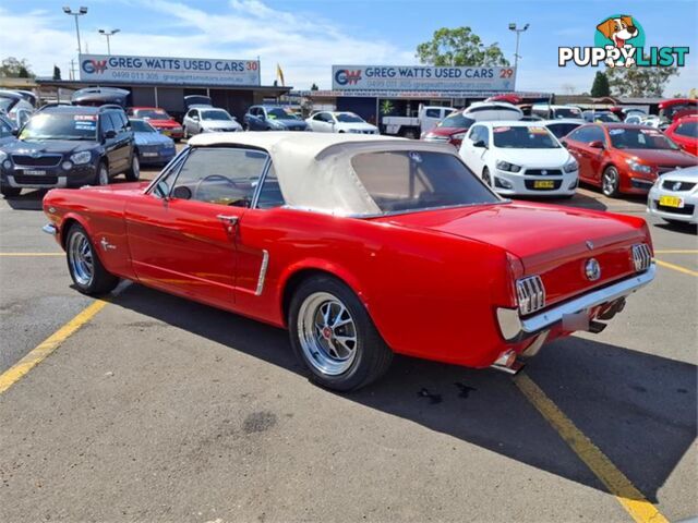 1965 FORD MUSTANG   CONVERTIBLE