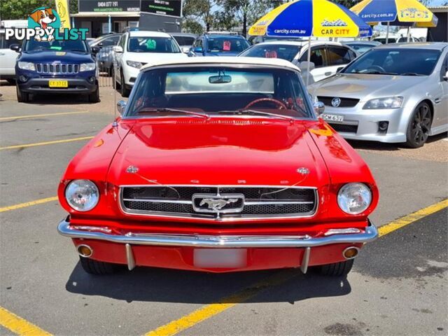 1965 FORD MUSTANG   CONVERTIBLE