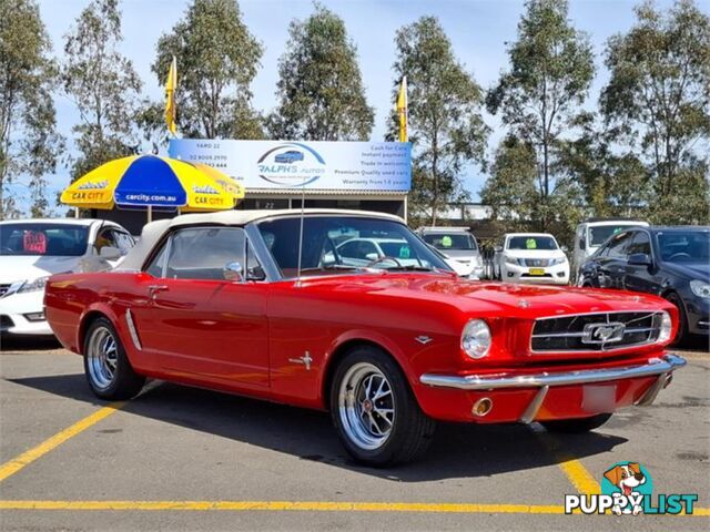 1965 FORD MUSTANG   CONVERTIBLE