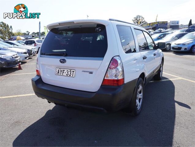 2006 SUBARU FORESTER X MY06 4D WAGON