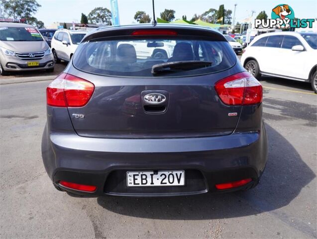 2012 KIA RIO SI UB 5D HATCHBACK