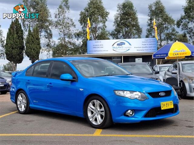 2011 FORD FALCON XR6 FGUPGRADE 4D SEDAN