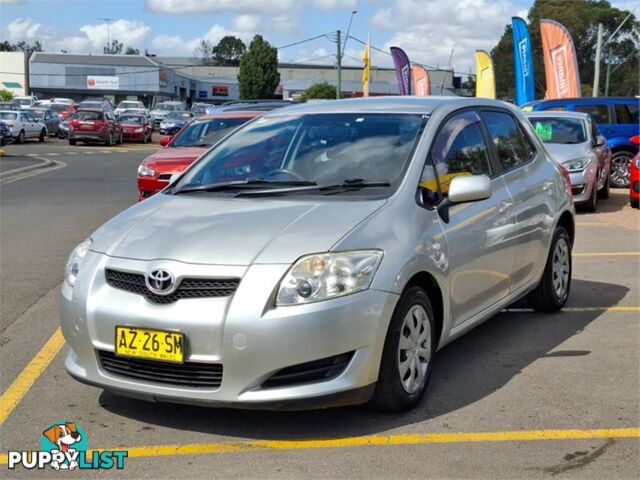 2008 TOYOTA COROLLA ASCENT ZRE152R 5D HATCHBACK