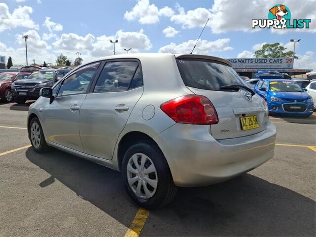 2008 TOYOTA COROLLA ASCENT ZRE152R 5D HATCHBACK