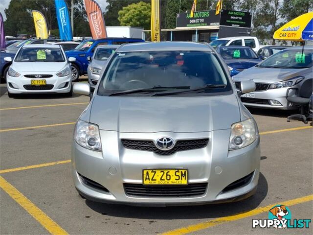 2008 TOYOTA COROLLA ASCENT ZRE152R 5D HATCHBACK