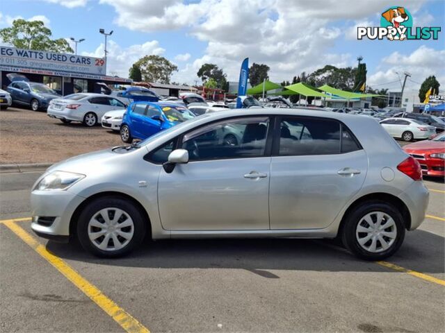 2008 TOYOTA COROLLA ASCENT ZRE152R 5D HATCHBACK