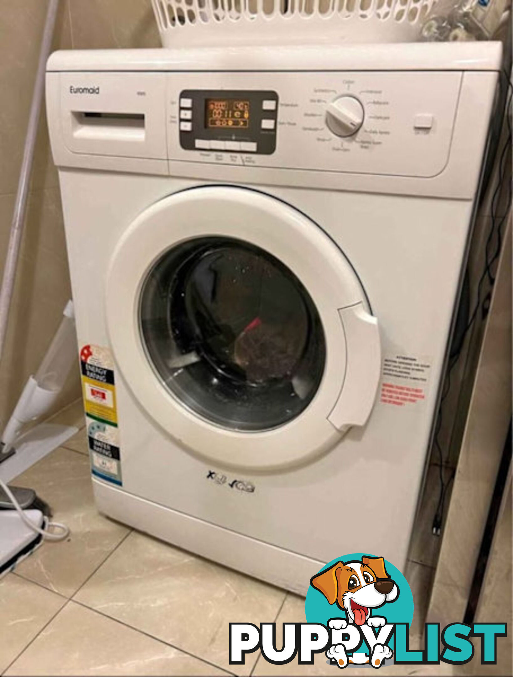 euromaid 7kg front loader washing machine