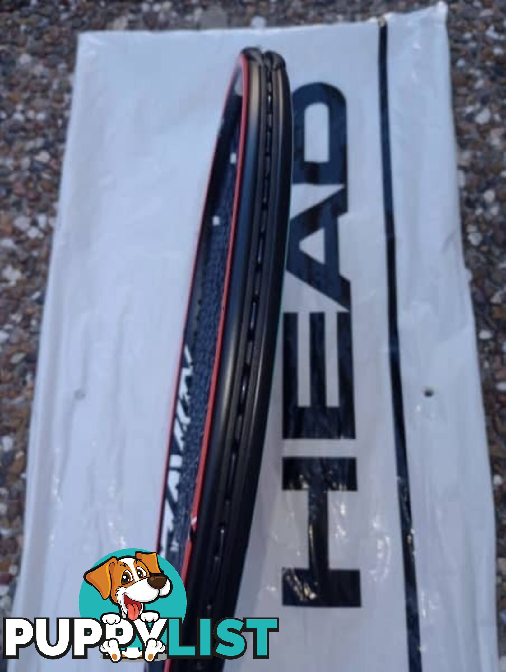 Head Gravity Pro tennis racquet MSV string grip size 4 1/2