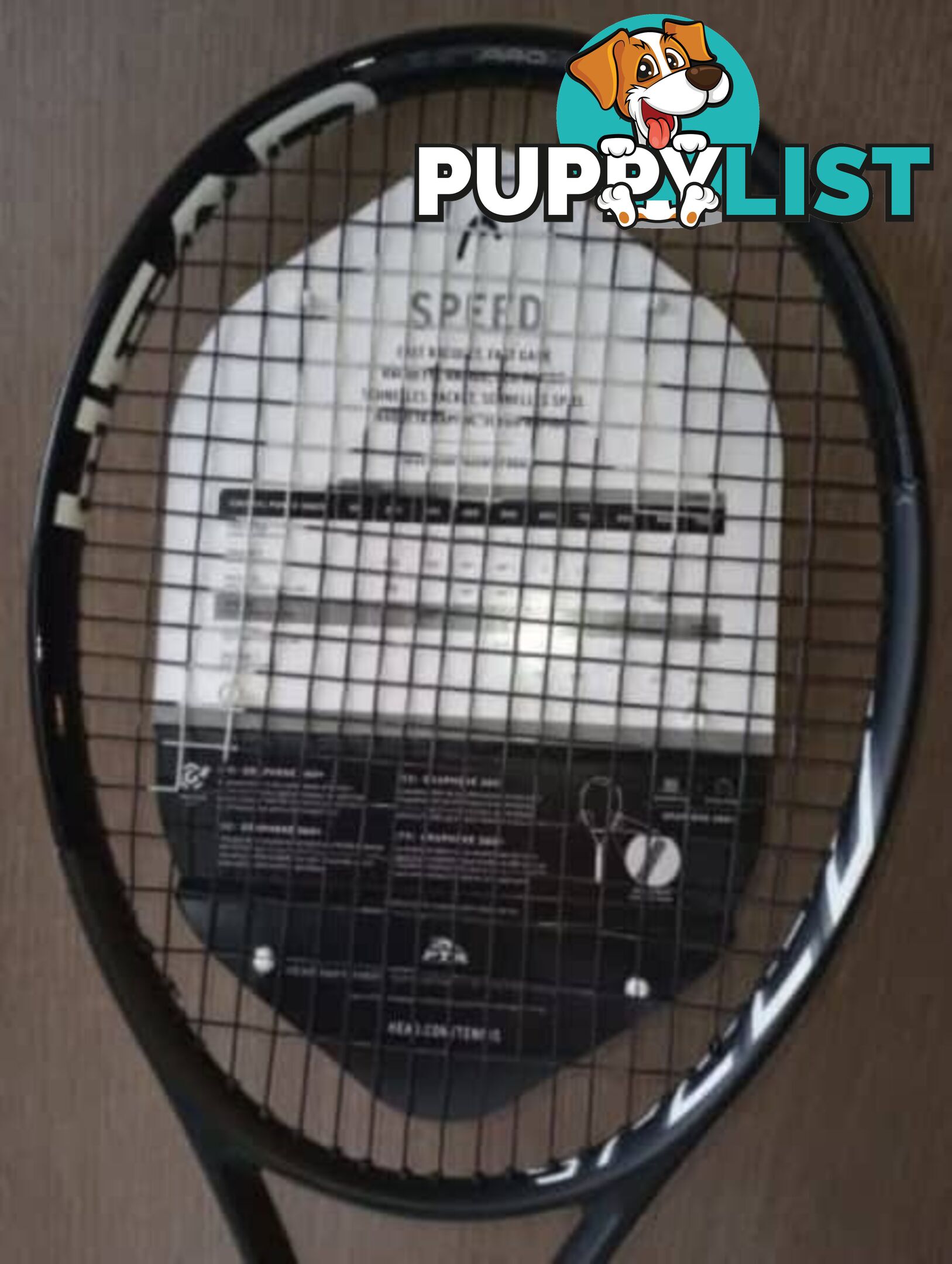 Head Speed Pro Black Edition tennis racquet grip 4 1/2