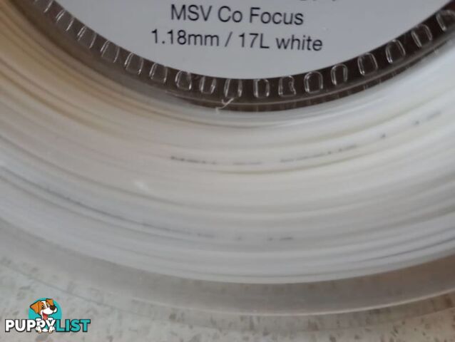 MSV Co-Focus 1.18 or 1.23 mm tennis string 200 m reel