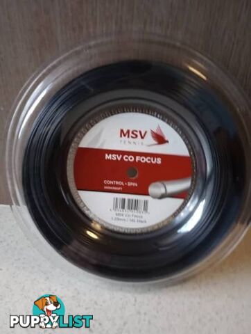 MSV Co-Focus 1.18 or 1.23 mm tennis string 200 m reel