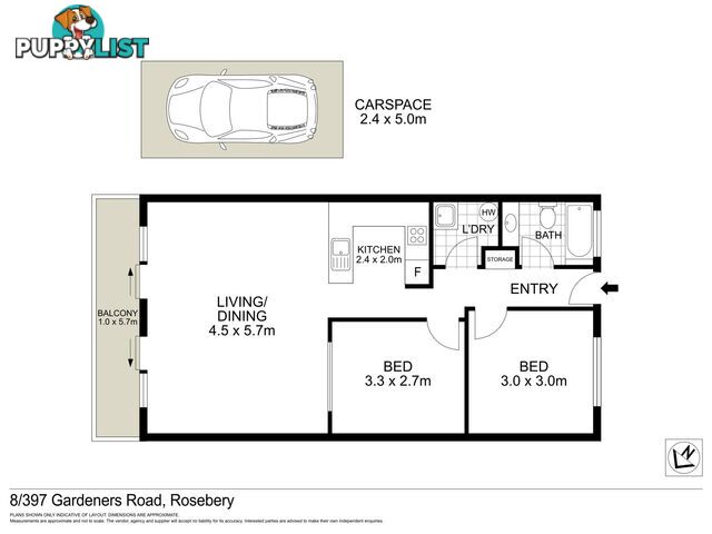 8/397-399 Gardeners Road ROSEBERY NSW 2018