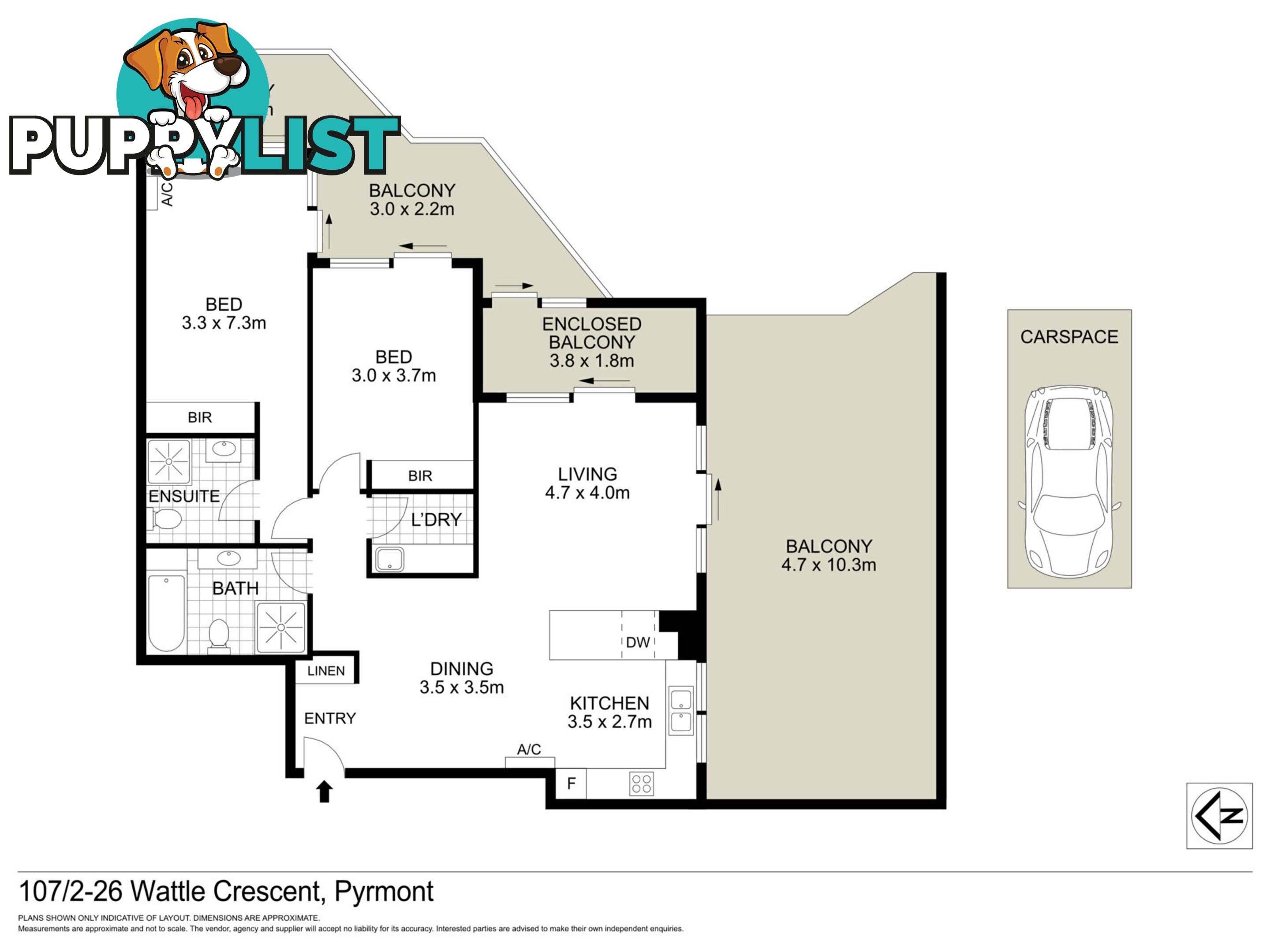 Unit 107/2-26 Wattle crescent PYRMONT NSW 2009