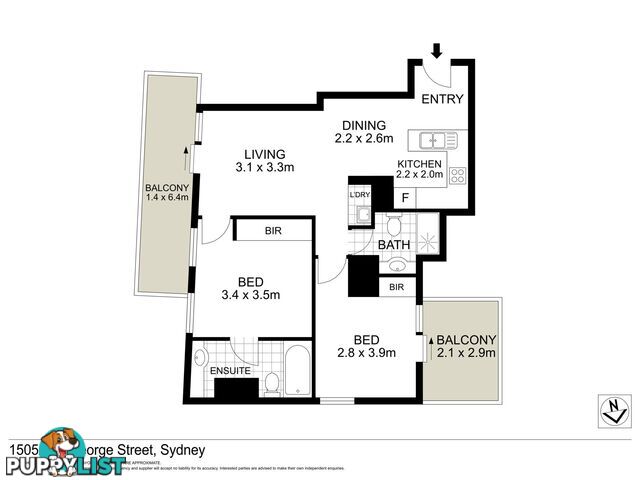 1505/653 George Street SYDNEY NSW 2000