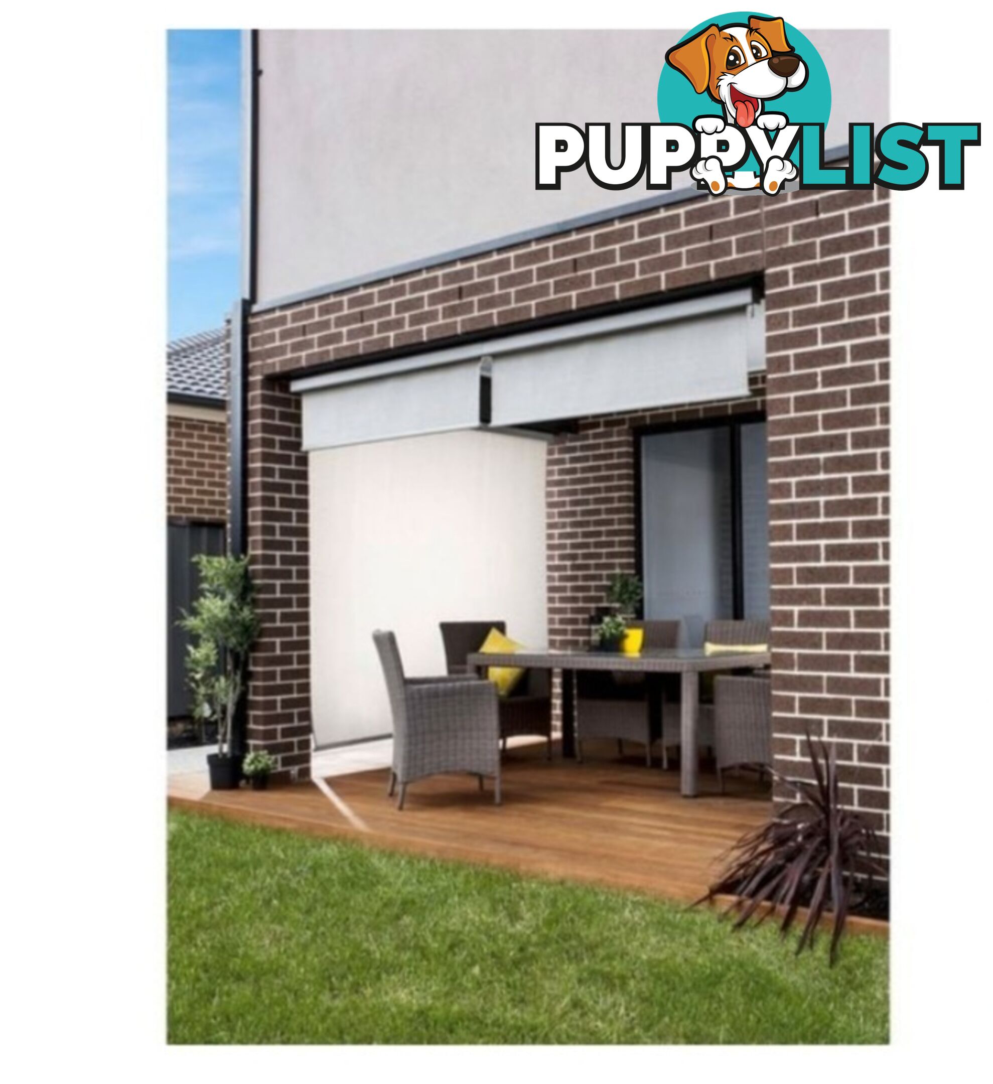 Coolaroo Exterior Blind - 150cm W x 240cm Drop