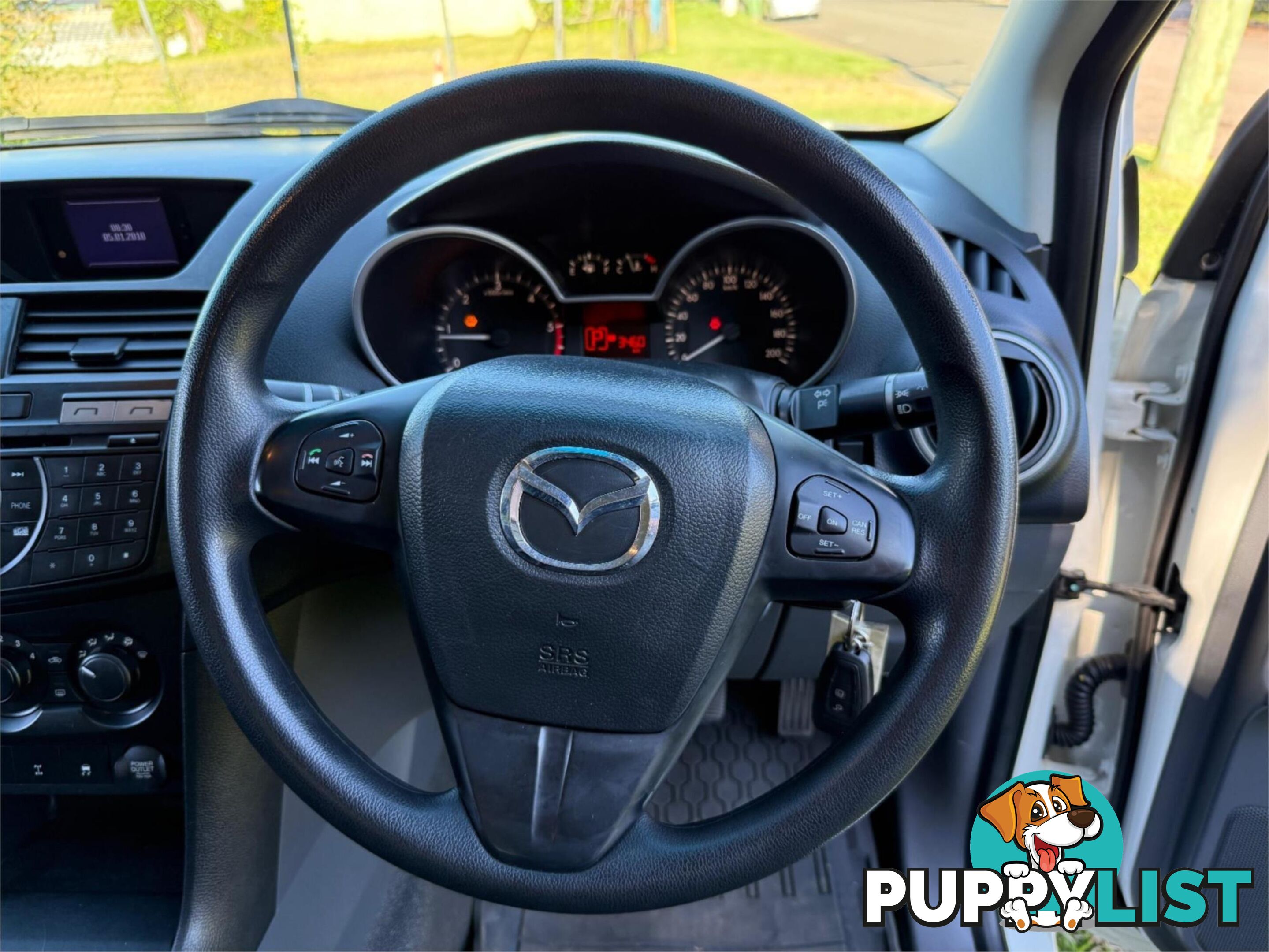 2017 MAZDA BT-50 XT UR0YG1 CAB CHASSIS