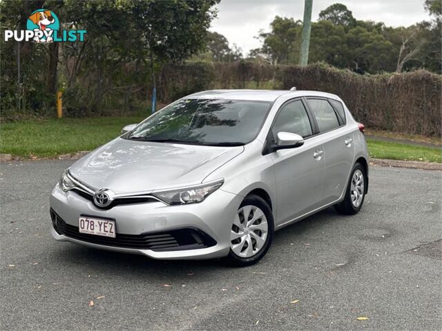 2016 TOYOTA COROLLA ASCENT ZRE182R HATCHBACK