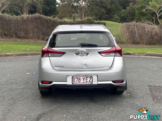 2016 TOYOTA COROLLA ASCENT ZRE182R HATCHBACK