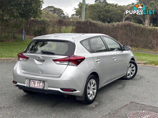 2016 TOYOTA COROLLA ASCENT ZRE182R HATCHBACK