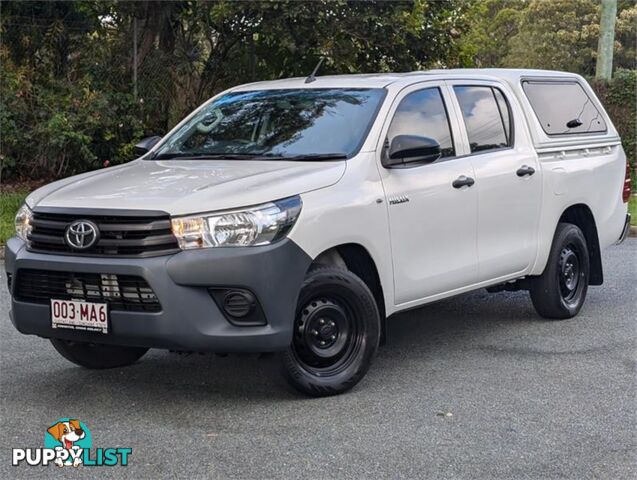 2018 TOYOTA HILUX WORKMATE TGN121R UTILITY