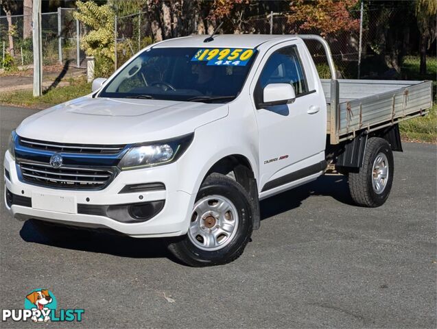 2017 HOLDEN COLORADO LS RGMY18 CAB CHASSIS
