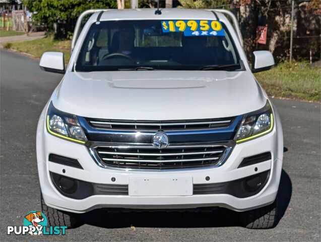 2017 HOLDEN COLORADO LS RGMY18 CAB CHASSIS