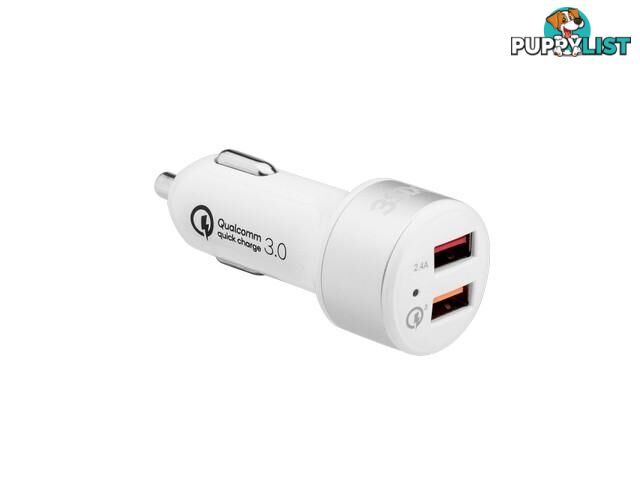 3SIXT Car Charger 5.4A - White