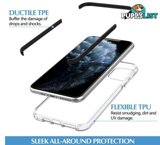 Apple iPhone 11 Pro Max Guard - Black/Clear