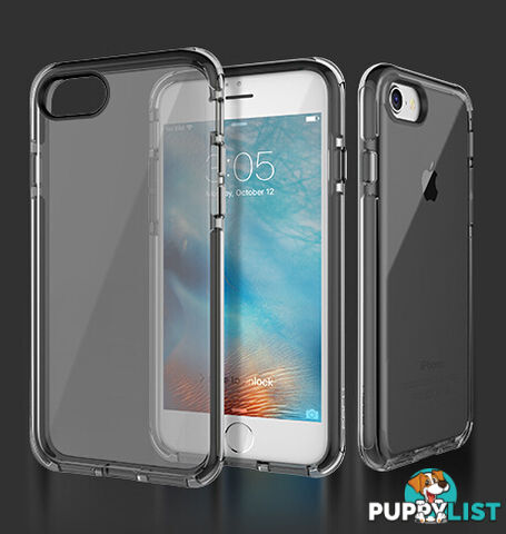 Apple iPhone 7 Plus/iPhone 8 Plus Rock Guard TPU/TPE Shockproof Case Black