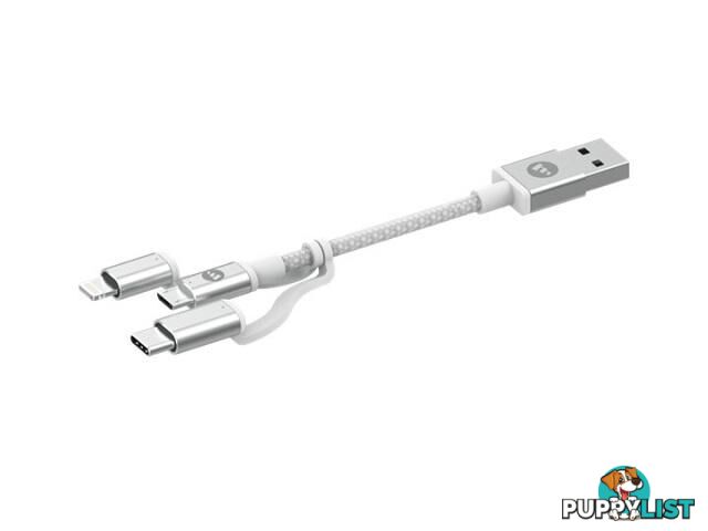 Mophie Tri-Tip Cable (1m) - White